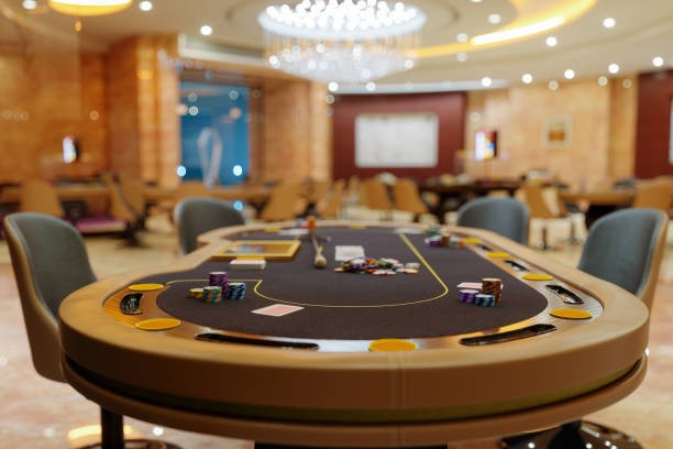 Live dealer studio with professional croupier and multi-camera setup